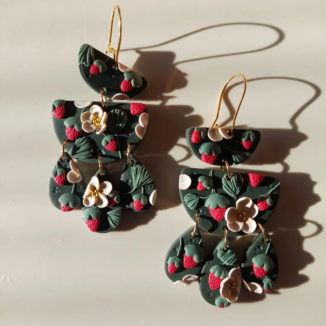 STRAWBERRY GARDEN DANGLES