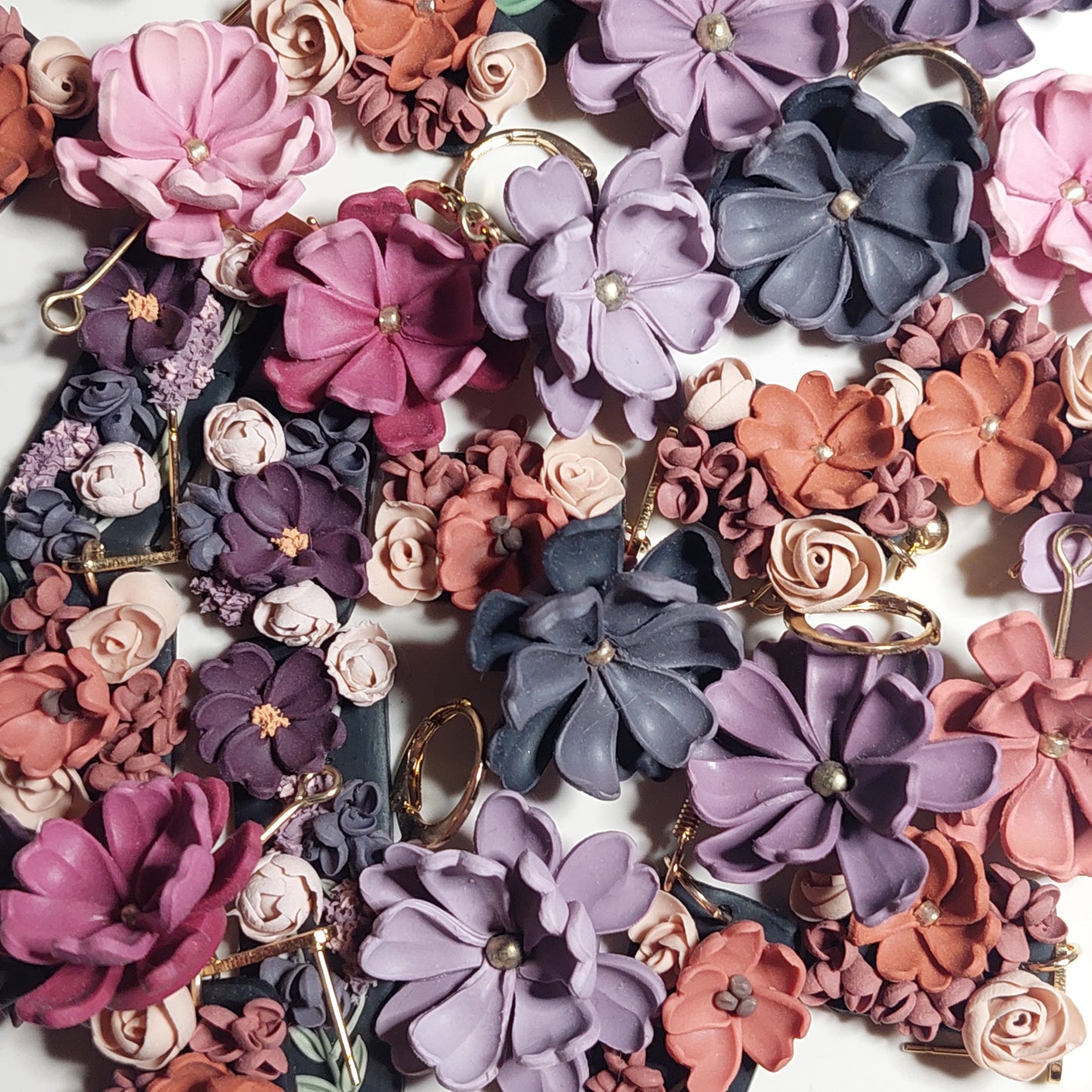 MINI BOTANICAL DANGLE - DARK PURPLE