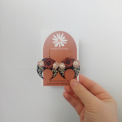FLORAL EARRINGS - LUNAR