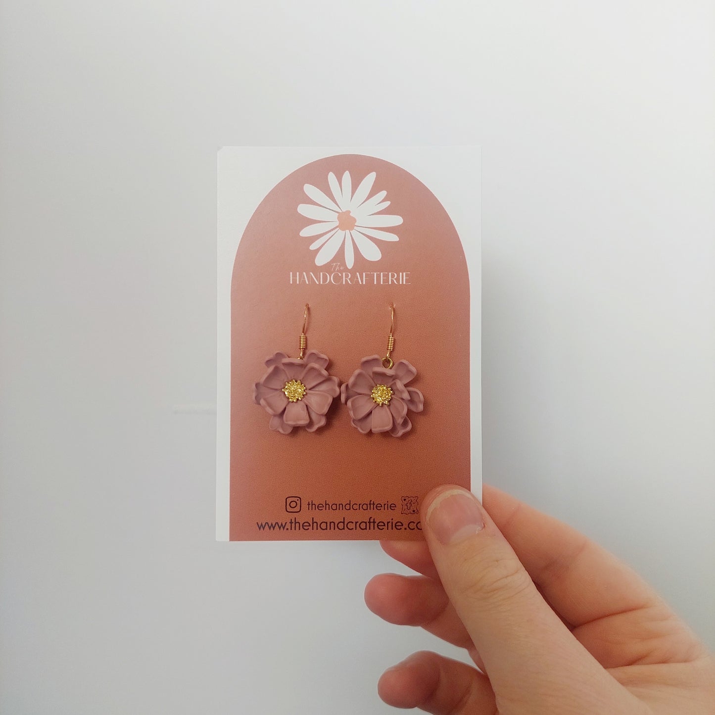 MINI BOTANICAL DANGLE - MAUVE