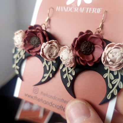 FLORAL EARRINGS - LUNAR