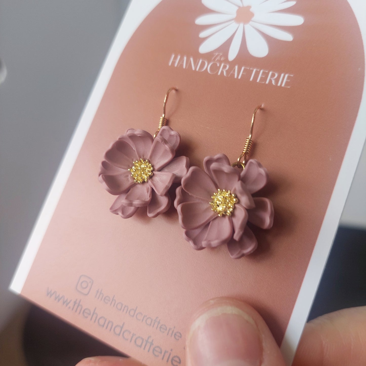 MINI BOTANICAL DANGLE - MAUVE
