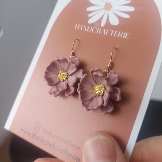 MINI BOTANICAL DANGLE - MAUVE