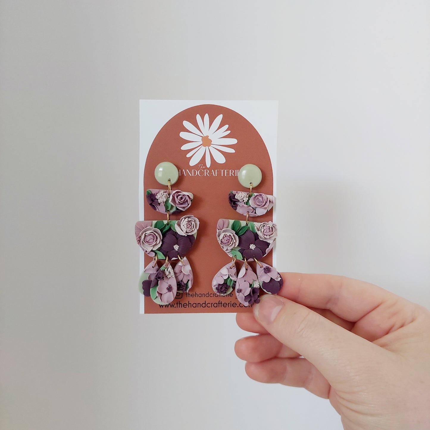 FLORAL EARRINGS - RETRO