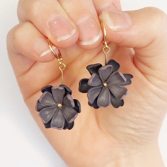 MINI BOTANICAL DANGLE - DARK PURPLE